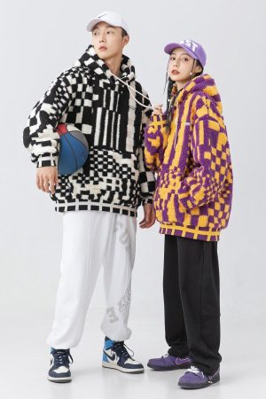 Quick Outfits, Modest Fashion Outfits Ideas Indie Oversized Plush Hoodie
