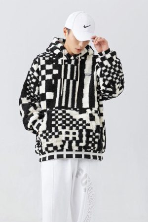 Quick Outfits, Modest Fashion Outfits Ideas Indie Oversized Plush Hoodie
