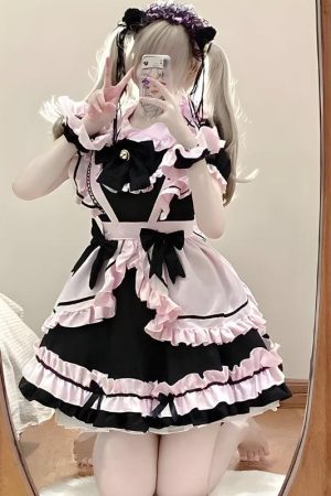 Quick Outfits, Modest Fashion Outfits Ideas Kawaii Anime Mini Dress