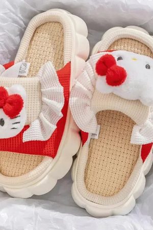 Quick Outfits, Modest Fashion Outfits Ideas Kawaii Sanrio Slippers