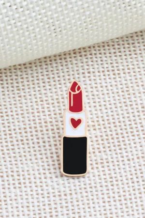 Quick Outfits, Modest Fashion Outfits Ideas Lipstick Heart Cherry Lip Pins