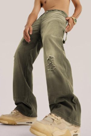 Quick Outfits, Modest Fashion Outfits Ideas Mid Rise Washed Distressed Jeans
