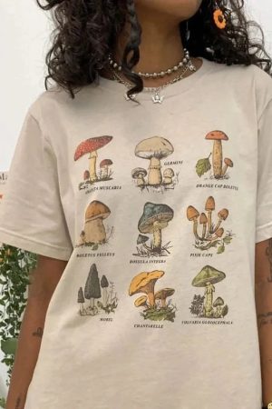 Quick Outfits, Modest Fashion Outfits Ideas Mushrooms Tee