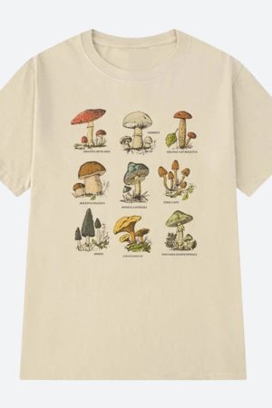 Quick Outfits, Modest Fashion Outfits Ideas Mushrooms Tee