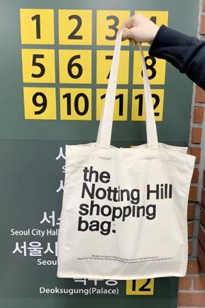 Quick Outfits, Modest Fashion Outfits Ideas Notting Hill Canvas Tote Bag
