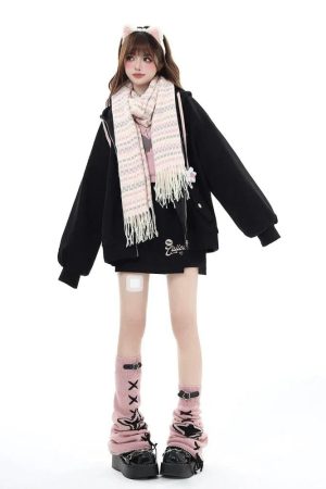 Quick Outfits, Modest Fashion Outfits Ideas Pastel Goth Lace Up Belted Leg Warmers