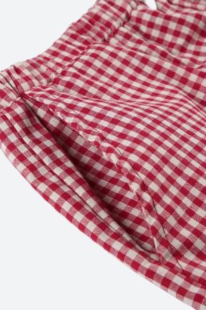 Quick Outfits, Modest Fashion Outfits Ideas Plaid Boxer Shorts