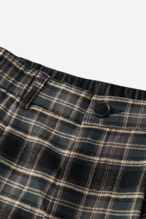Quick Outfits, Modest Fashion Outfits Ideas Plaid Pajama Pants
