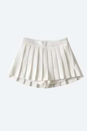 Quick Outfits, Modest Fashion Outfits Ideas Pleated Mini School Skort