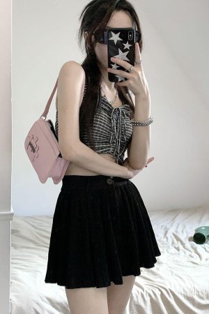 Quick Outfits, Modest Fashion Outfits Ideas Pleated Mini Skort