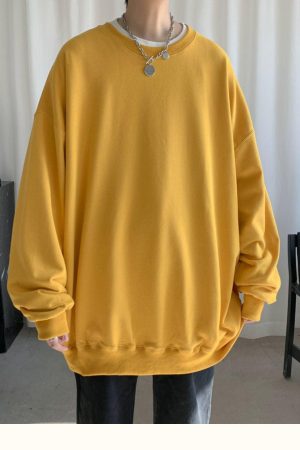 Quick Outfits, Modest Fashion Outfits Ideas Soft Boy Basic Oversized Sweatshirt