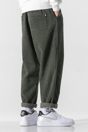 Quick Outfits, Modest Fashion Outfits Ideas Soft Boy Corduroy Jogger Pants