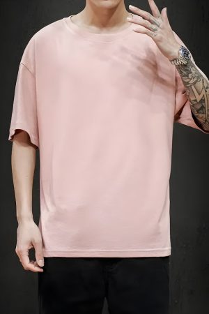 Quick Outfits, Modest Fashion Outfits Ideas Soft Boy Crew Neck Basic Tee