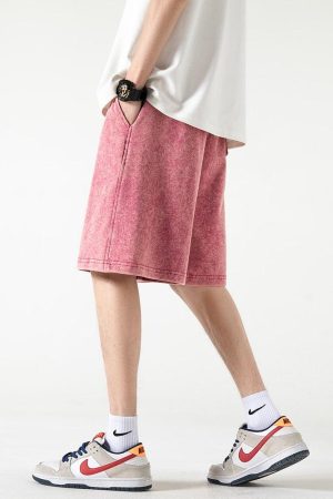 Quick Outfits, Modest Fashion Outfits Ideas Soft Boy Drawstring Waist Sweatshort