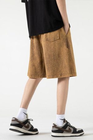 Quick Outfits, Modest Fashion Outfits Ideas Soft Boy Drawstring Waist Sweatshort