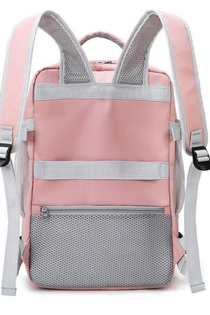 Quick Outfits, Modest Fashion Outfits Ideas Soft Girl Hidden Pockets Travel Backpack