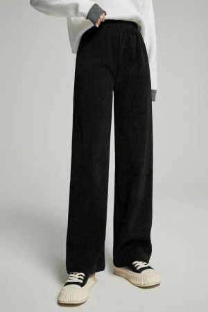 Quick Outfits, Modest Fashion Outfits Ideas Soft Girl Knitted Sweatpants