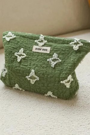 Quick Outfits, Modest Fashion Outfits Ideas Tasseled Star Embroidered Makeup Bag