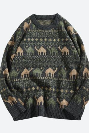 Quick Outfits, Modest Fashion Outfits Ideas Vintage Camel Knitted Sweater