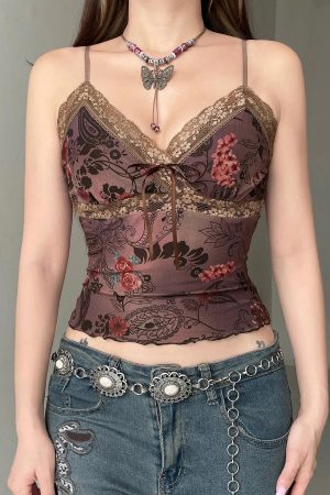 Quick Outfits, Modest Fashion Outfits Ideas Vintage Floral Lace Trim Top