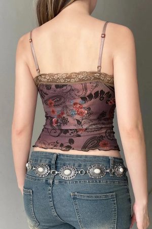 Quick Outfits, Modest Fashion Outfits Ideas Vintage Floral Lace Trim Top
