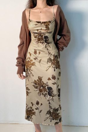 Quick Outfits, Modest Fashion Outfits Ideas Vintage Floral Maxi Dress