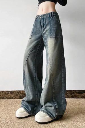 Quick Outfits, Modest Fashion Outfits Ideas Y2K Baggy Jeans