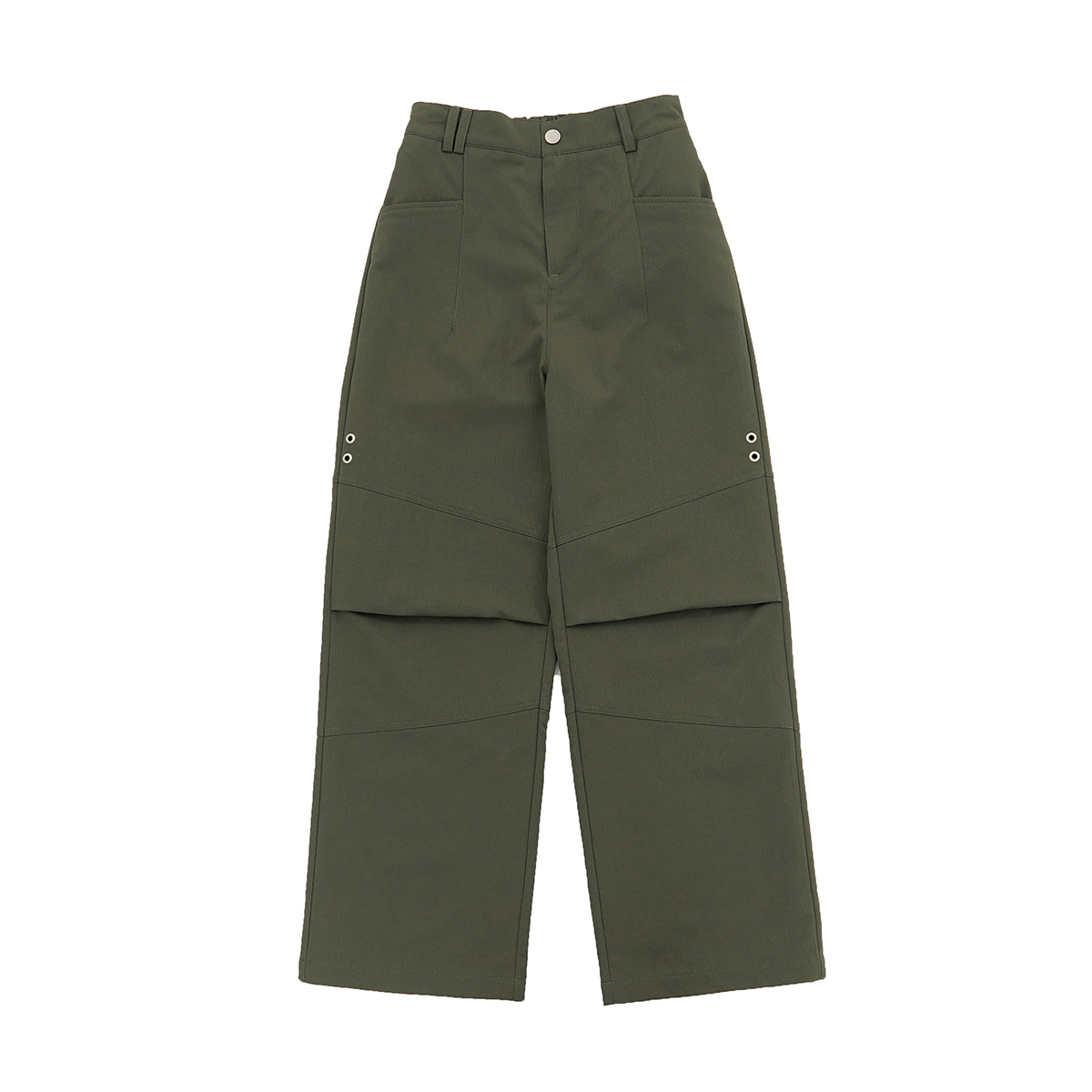 Retro Street Style Work Pants for Men and Women, Slim Fit Straight Leg, Wrinkled Floor-Length Wide-Leg Design