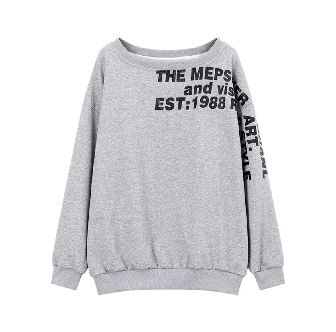 Spicy Girl Shoulder-Baring Long Sleeve Sports Suit with Three-Stripe Pants for Trendy Hip Hop Street Dance Style