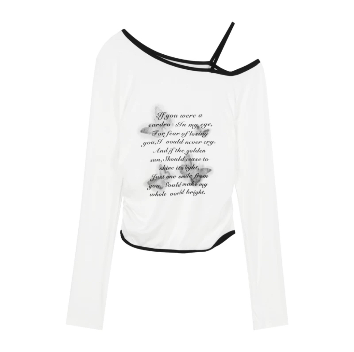 Sweet and Spicy K-Pop Off-Shoulder Dance Top - Fitted Long Sleeve Sexy T-Shirt for Girls