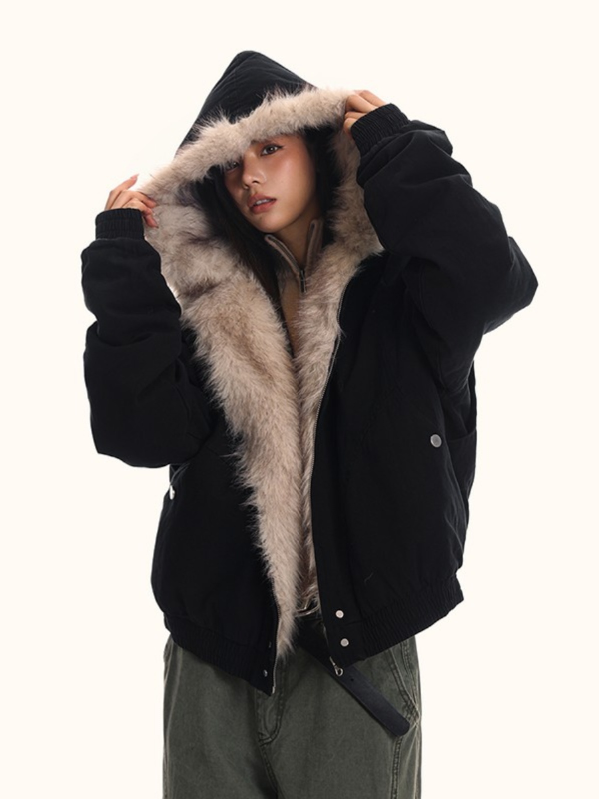 Thickened Fleece Jacket for Men and Women, American Cleanfit Work Coat, Autumn Winter Casual Outerwear