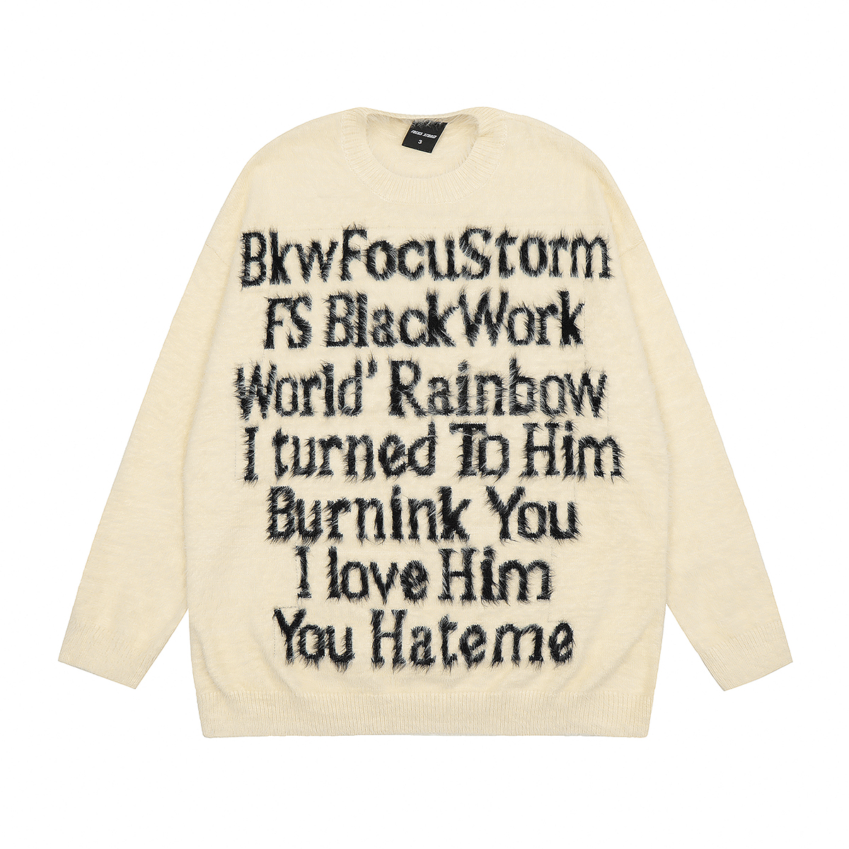 Unisex Loose Knit Sweater for Women - American Style Autumn Winter Couple Top