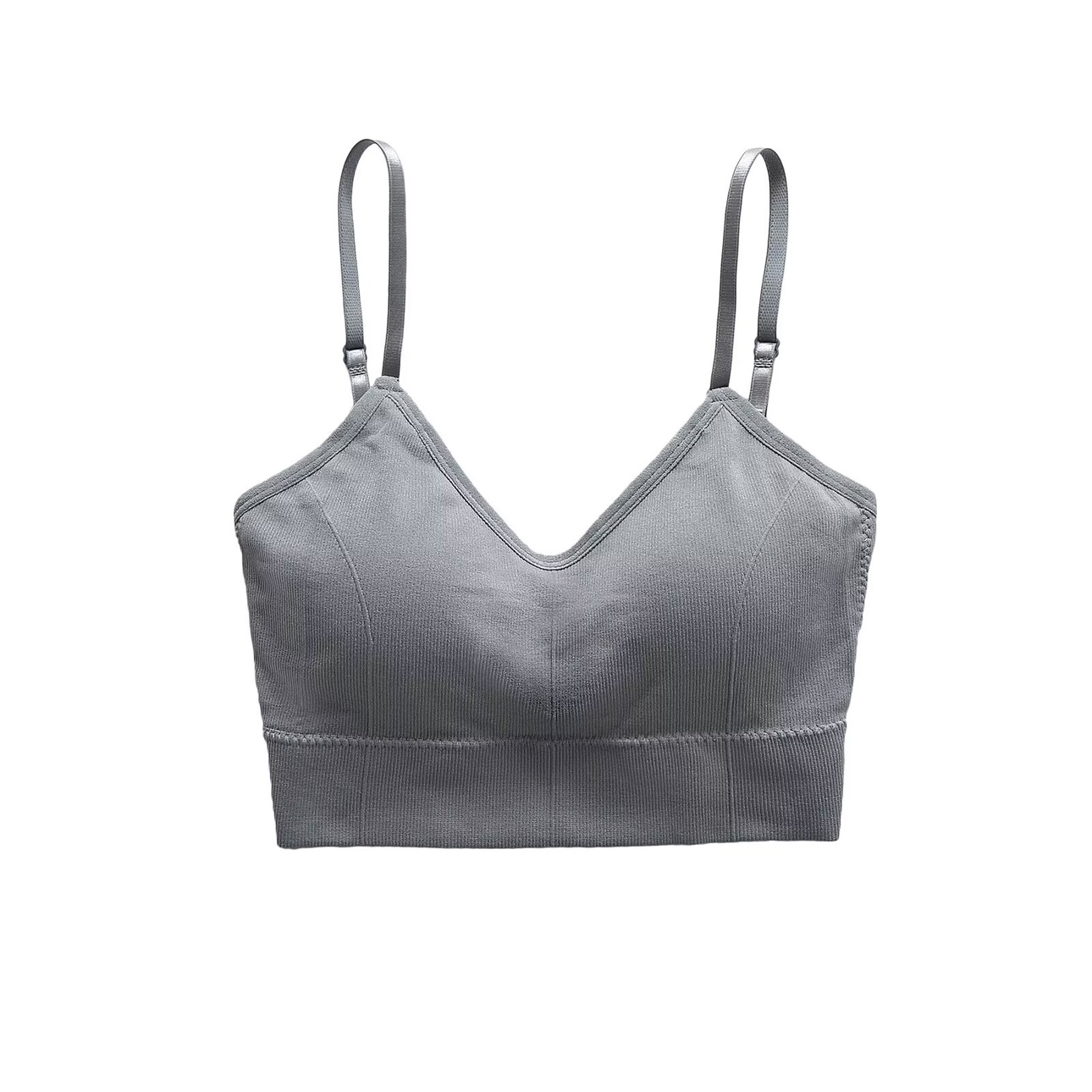 Y2K Slim-Fit Anti-Shock Sports Tank Top for Women - Trendy Solid Color Fitness Wear for Jazz and Street Dance