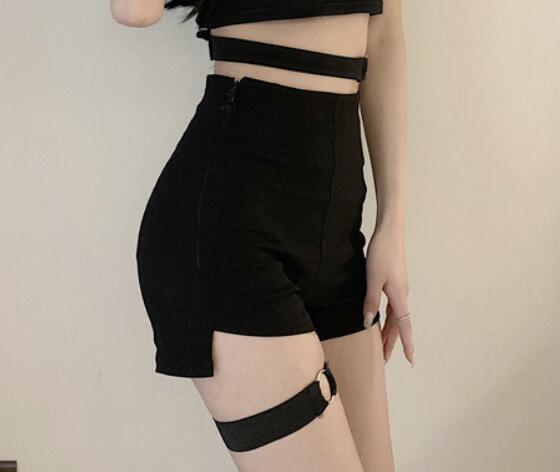 Y2K Spicy Girl Tactical Plaid Skirt for Jazz Dance - Short Stage Performance Costume in Group Style