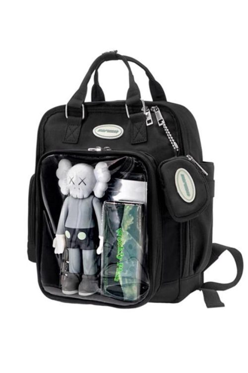 20cm Doll Ita Backpack with Clear Window for Plushies and Pins