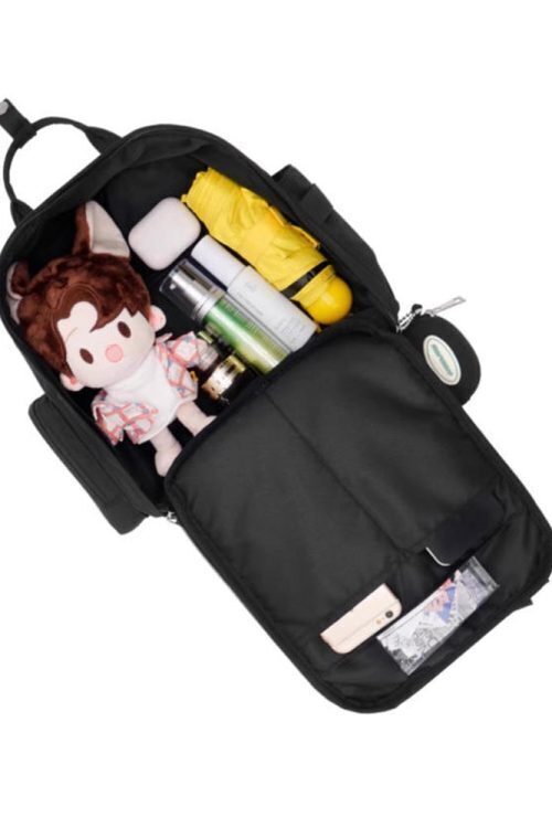20cm Doll Ita Backpack with Clear Window for Plushies and Pins
