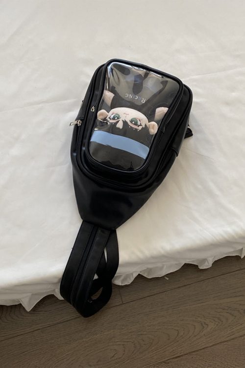 20cm Doll Ita Bag with Clear Window for Plushies and Pins