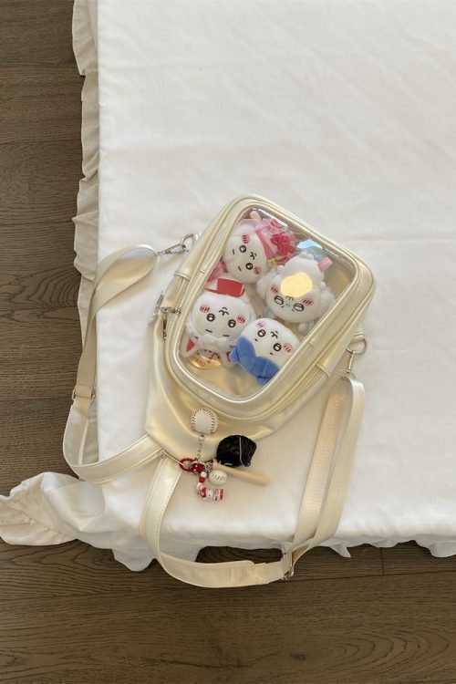 20cm Doll Ita Bag with Clear Window for Plushies and Pins