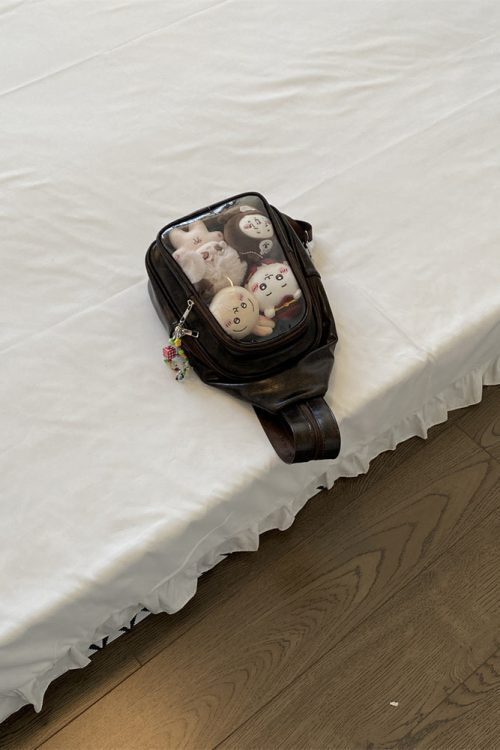 20cm Doll Ita Bag with Clear Window for Plushies and Pins