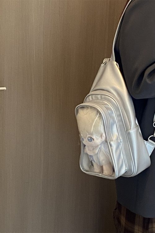 20cm Doll Ita Bag with Clear Window for Plushies and Pins