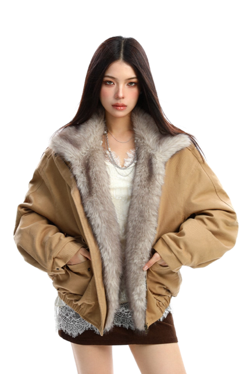 2way Faux Fur Blouson