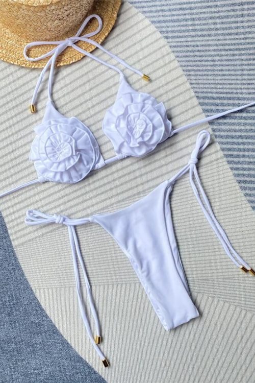 3D Flower Bikini Set