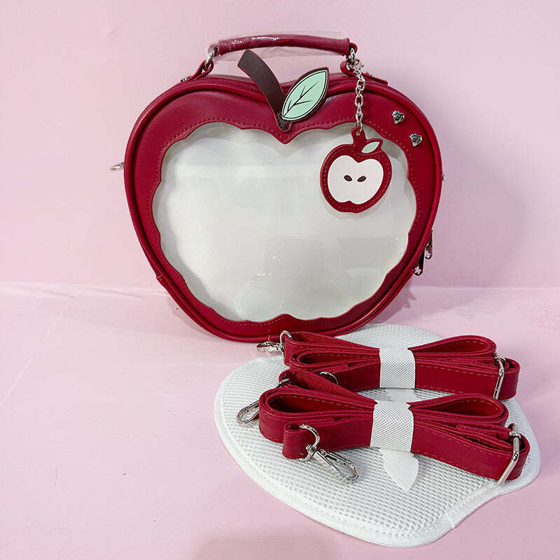 Apple Ita Bag with Included Insert for Pin Display Apple Ita Bag with Included Insert for Pin Display