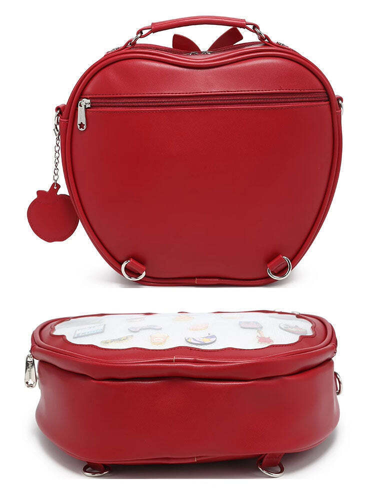 Apple Ita Bag with Included Insert for Pin Display Apple Ita Bag with Included Insert for Pin Display