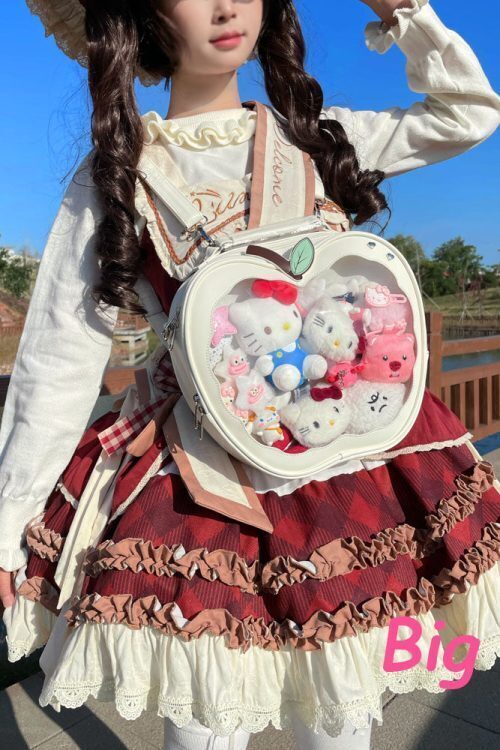 Apple Ita Bag with Included Insert for Pin Display