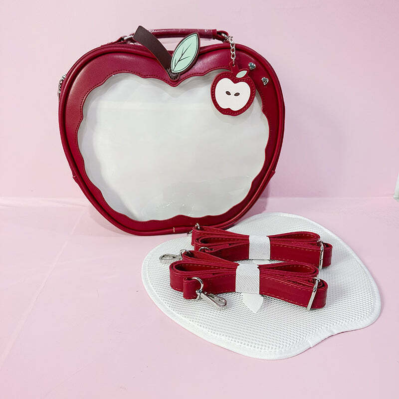 Apple Ita Bag with Included Insert for Pin Display Apple Ita Bag with Included Insert for Pin Display