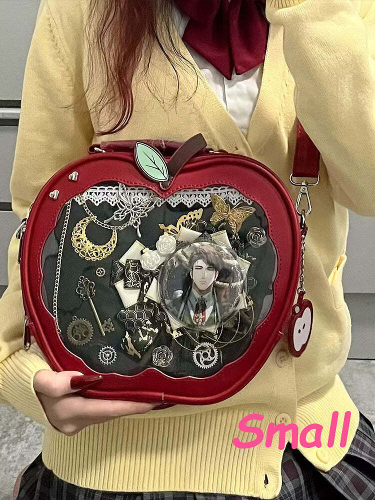 Apple Ita Bag with Included Insert for Pin Display Apple Ita Bag with Included Insert for Pin Display