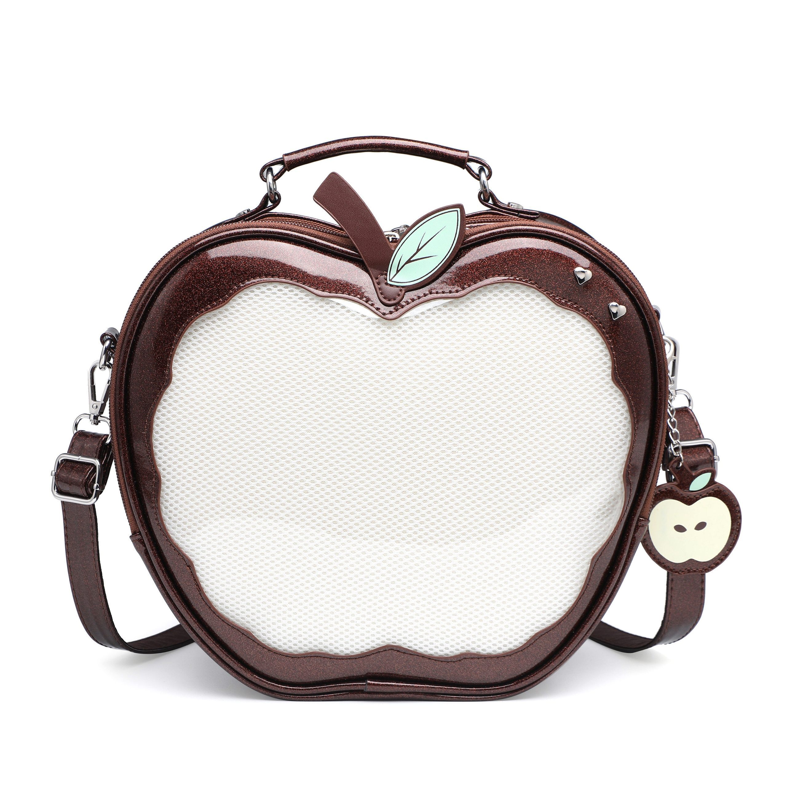 Apple Ita Bag with Included Insert for Pin Display Apple Ita Bag with Included Insert for Pin Display