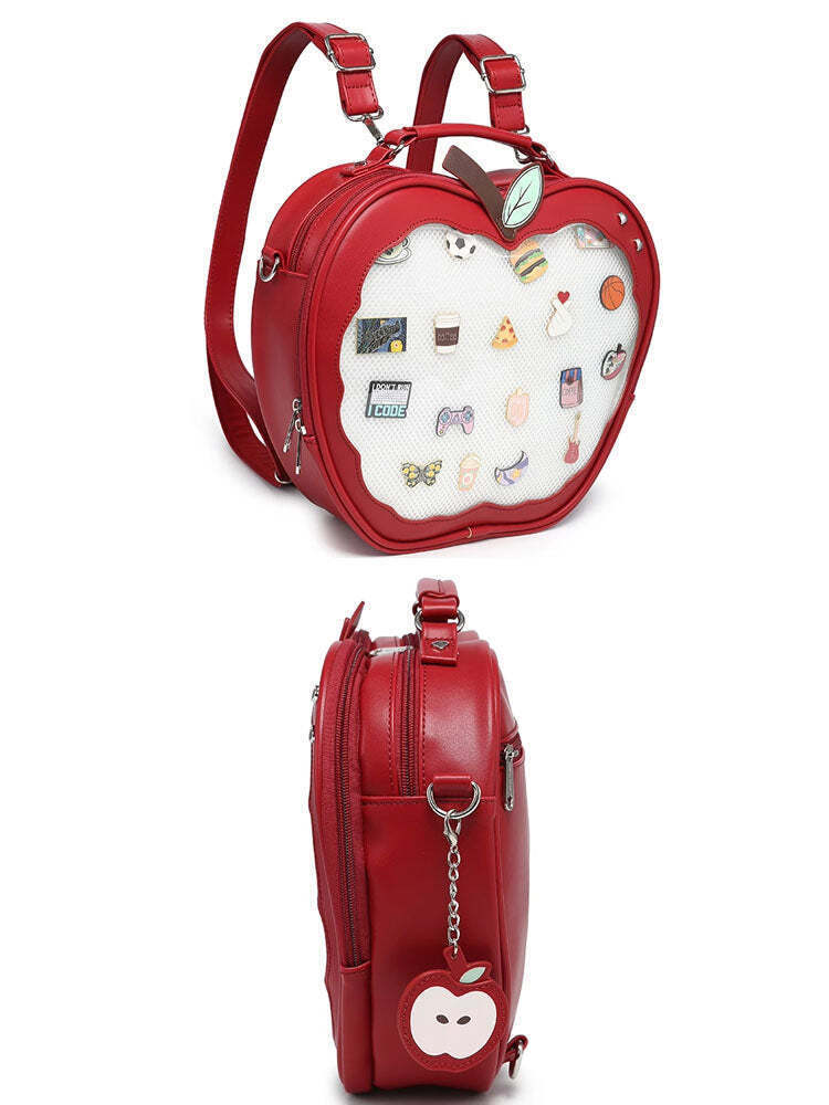 Apple Ita Bag with Included Insert for Pin Display Apple Ita Bag with Included Insert for Pin Display