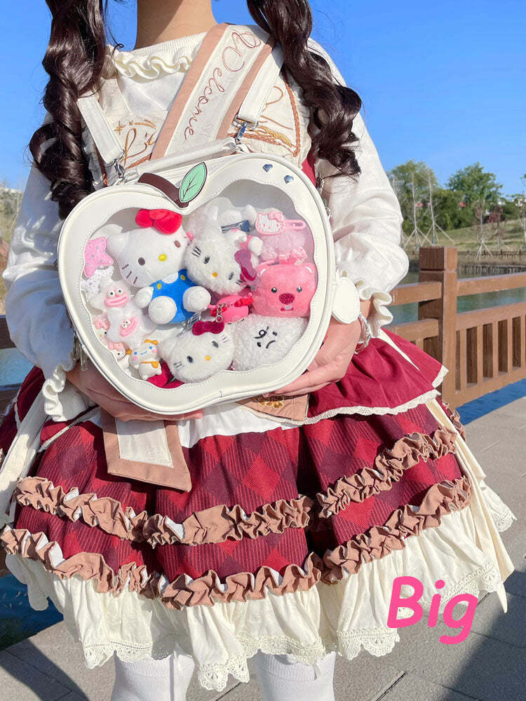 Apple Ita Bag with Included Insert for Pin Display Apple Ita Bag with Included Insert for Pin Display